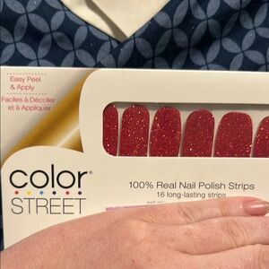 Color Street Red Party Nail Strips